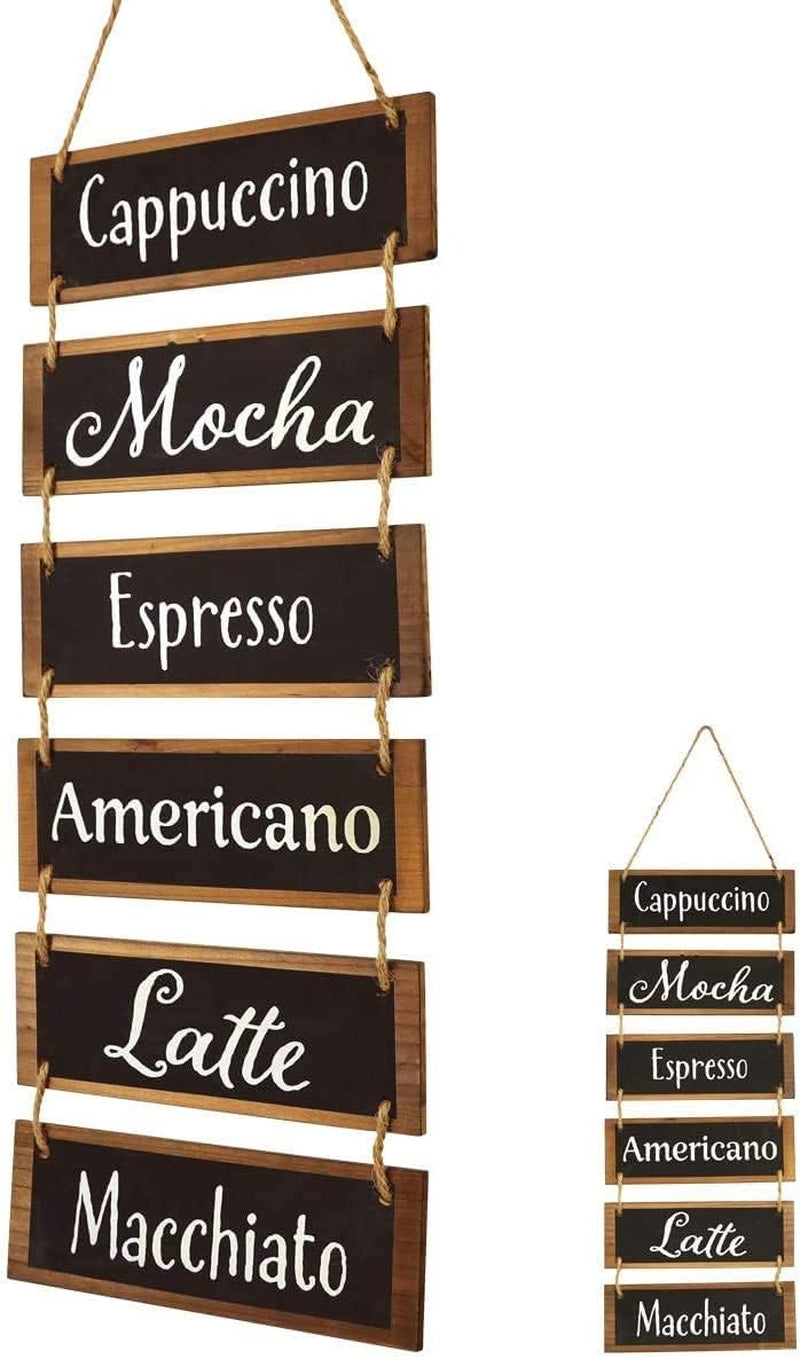 Coffee Bar Decor Coffee Sign Coffee Wall Decor, Farmhouse Kitchen Bathroom Living Room Bedroom Decor, Large Rustic Wooden Decor Hanging Wall Sign, Wall Hanging Decor