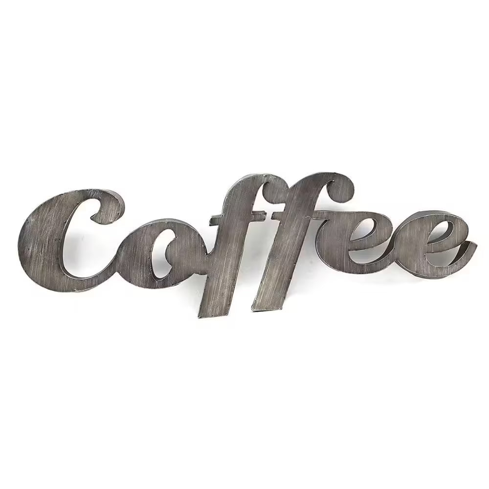 Indoor Coffee Vintage Metal Wall Decorative Sign