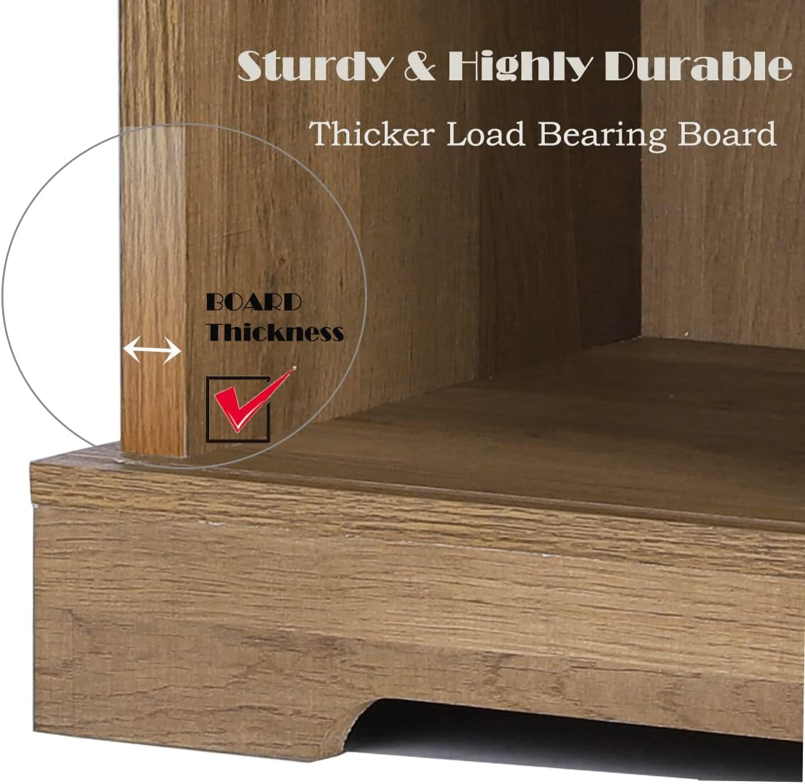 Farmhouse Coffee Bar Cabinet - Sliding Barn Door Kitchen Sideboard Buffet Storage Cabinet